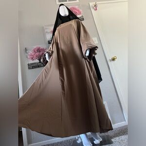 Xl size scarf with lantern sleeve Arabian dress and headcover☺️niqab,hijab,abaya